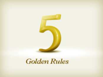 Пять золотых правил или как не попасть впросак